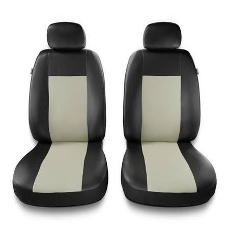 Uniwersalne pokrowce samochodowe do Citroen C-Elysee (2013-2019) - pokrowce na fotele - Auto-Dekor - Comfort 1+1 - beżowy
