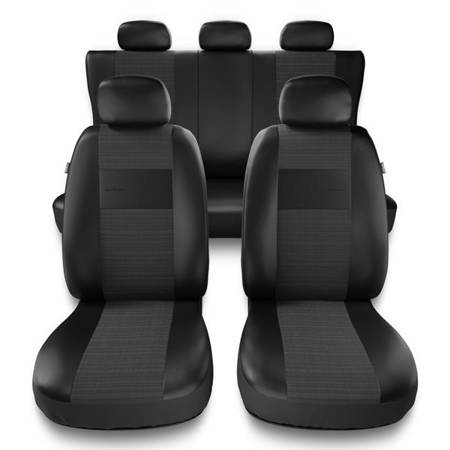 Uniwersalne pokrowce samochodowe do Hyundai Elantra III, IV, V, VI, VII (2000-....) - pokrowce na fotele - Auto-Dekor - Exclusive - E4