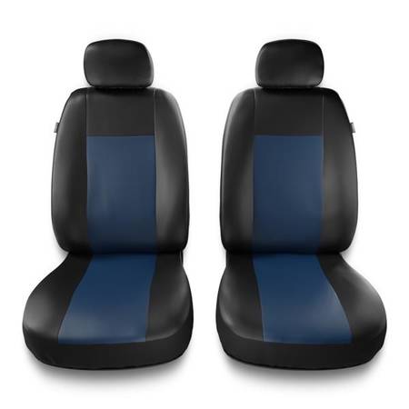 Uniwersalne pokrowce samochodowe do Mitsubishi Space Star (2014-2019) - pokrowce na fotele - Auto-Dekor - Comfort 1+1 - niebieski