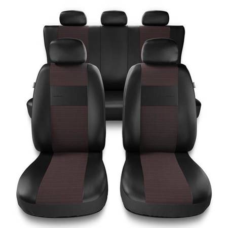 Uniwersalne pokrowce samochodowe do Seat Ibiza I, II, III, IV, V (1984-2019) - pokrowce na fotele - Auto-Dekor - Exclusive - E5