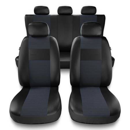 Uniwersalne pokrowce samochodowe do Seat Ibiza I, II, III, IV, V (1984-2019) - pokrowce na fotele - Auto-Dekor - Exclusive - E6