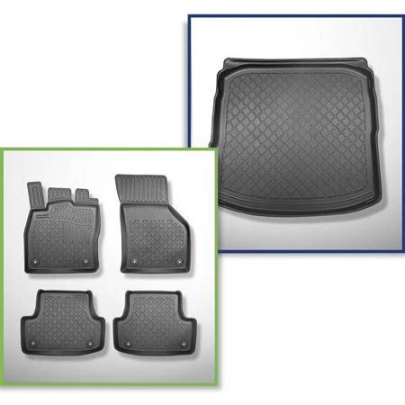 Zestaw: dywaniki TPE + mata do bagażnika do Audi A3 8V Limousine (09.2013-03.2020) - Aristar - Guardliner