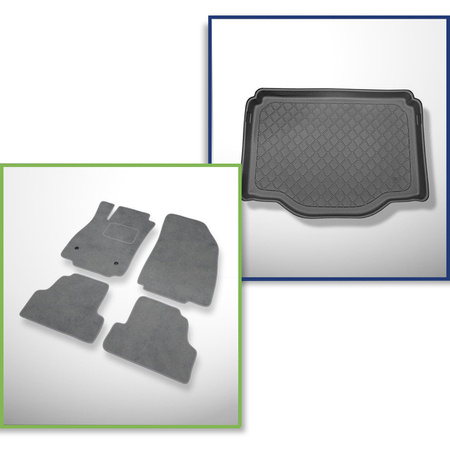 Zestaw: dywaniki welurowe + mata do bagażnika do Chevrolet Trax (05.2013-06.2019) - także do wersji Allroad